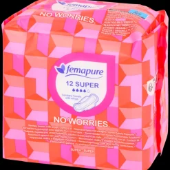 Femapure No Worries maandverband Super 12 Stuks | Action NL