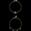 Gold plated armbandjes met edelsteen | Action NL