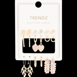 Trendz vergulde oorbellenset | Action NL